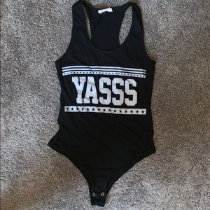 Yasss bodysuit